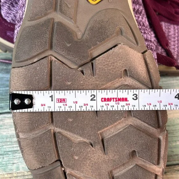 Keen Sneakers Shoes Womens Size 8.5 Burgundy Arch Support Comfort Walking Ladies - Picture 9 of 10